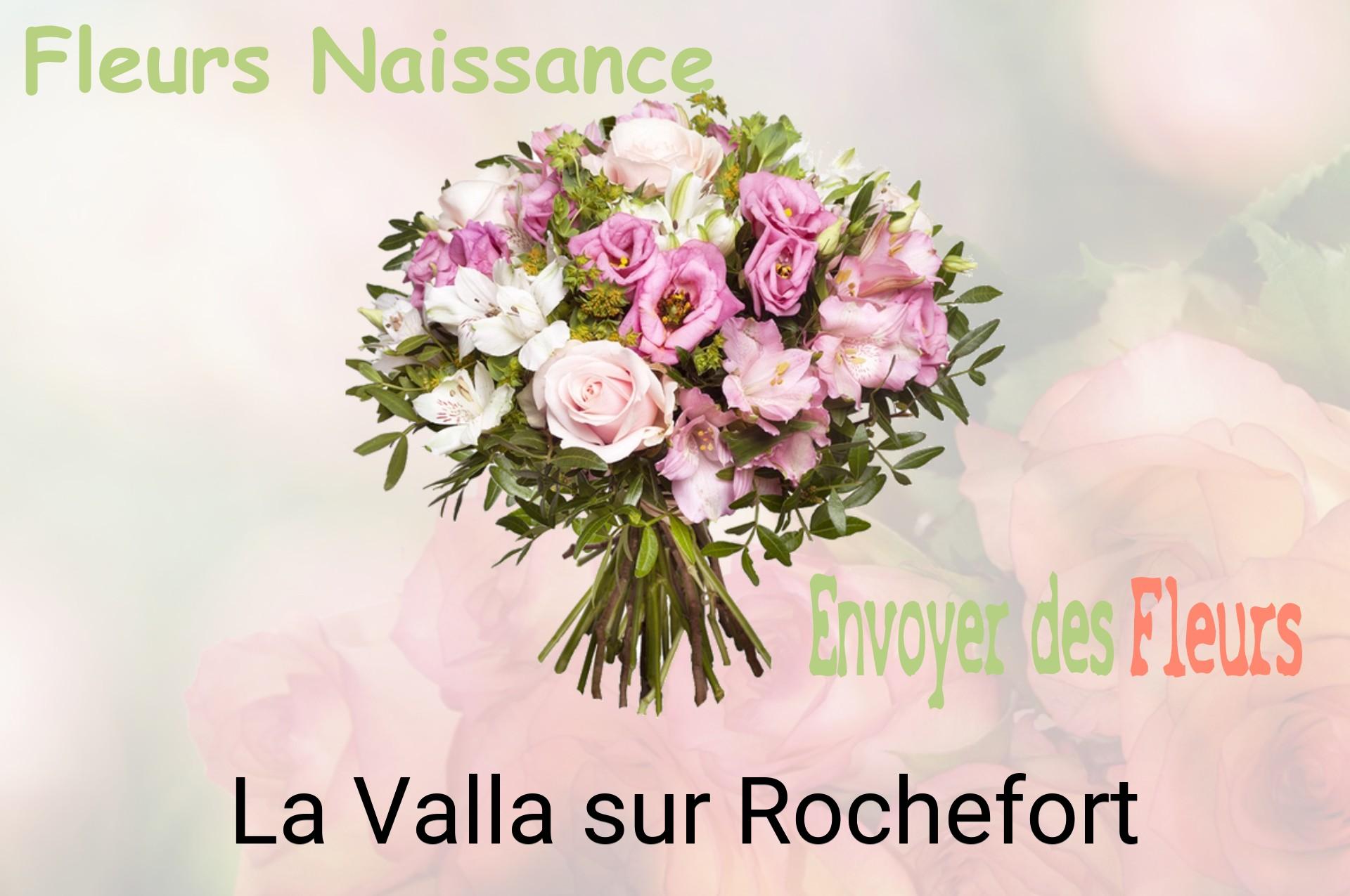 Bouquet de fleurs de naissance livré à La Valla-sur-Rochefort